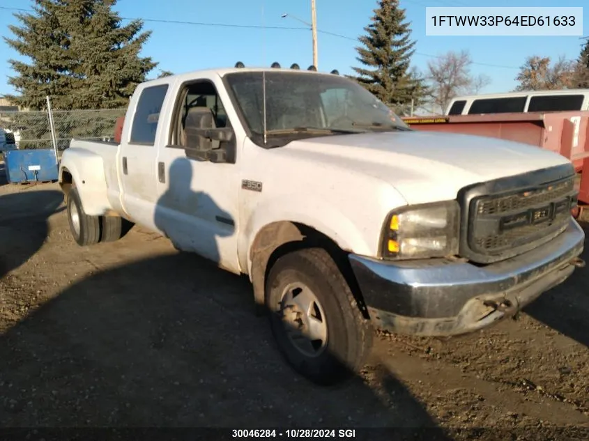 2004 Ford F350 Super Duty VIN: 1FTWW33P64ED61633 Lot: 30046284