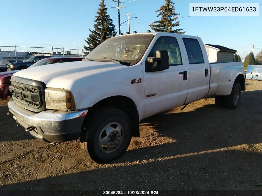 2004 Ford F350 Super Duty VIN: 1FTWW33P64ED61633 Lot: 30046284