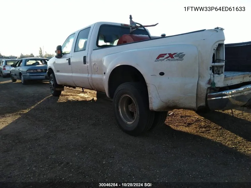 2004 Ford F350 Super Duty VIN: 1FTWW33P64ED61633 Lot: 30046284