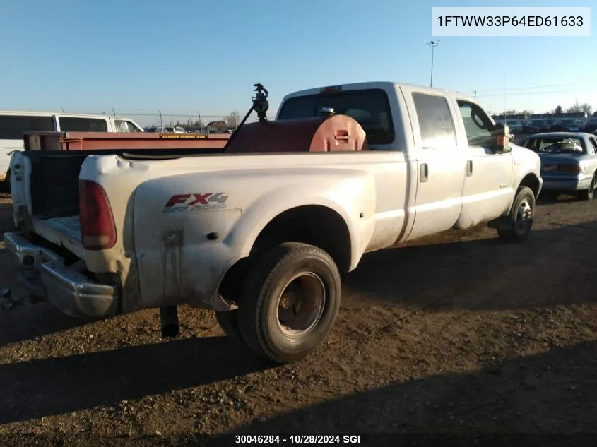 2004 Ford F350 Super Duty VIN: 1FTWW33P64ED61633 Lot: 30046284