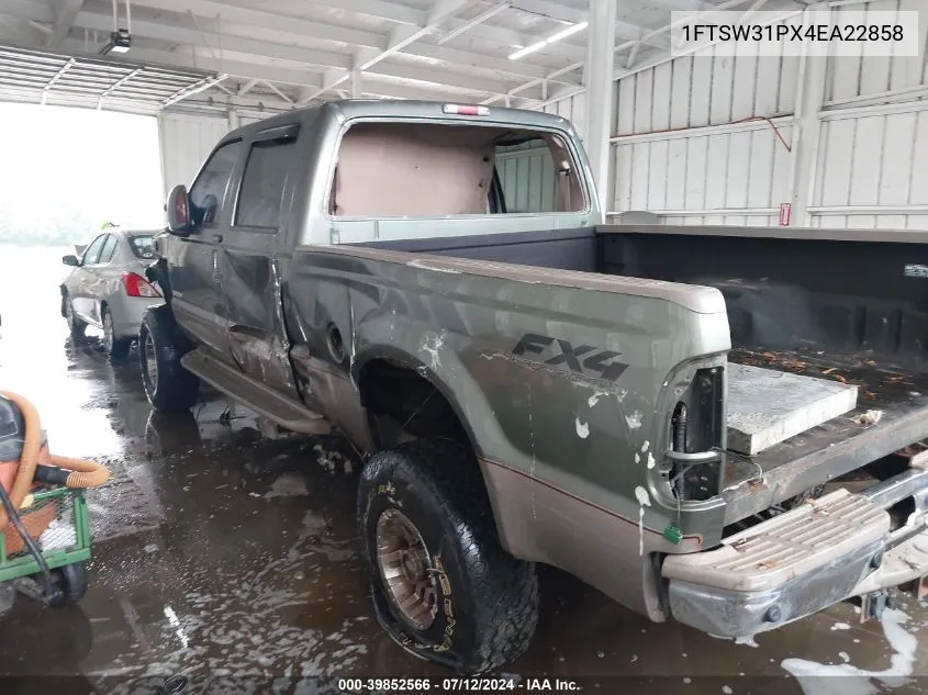 1FTSW31PX4EA22858 2004 Ford F-350