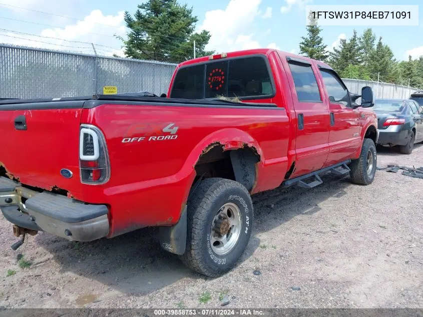 1FTSW31P84EB71091 2004 Ford F-350