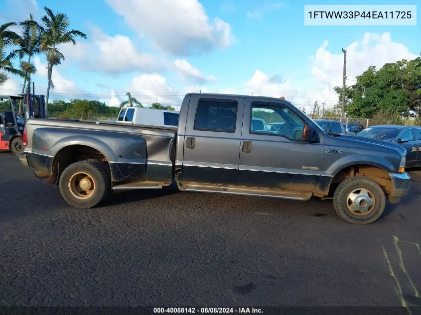 2004 Ford F-350 Lariat/Xl/Xlt VIN: 1FTWW33P44EA11725 Lot: 40058142