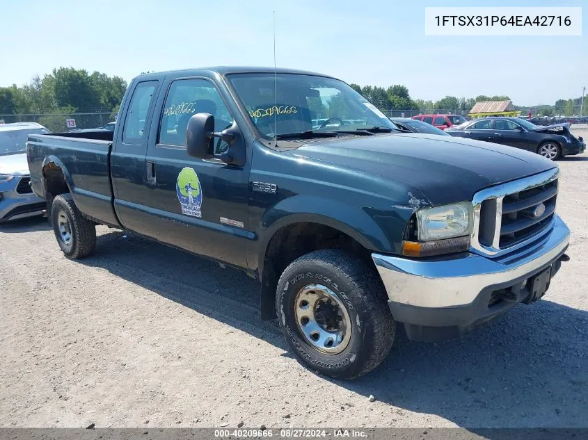 2004 Ford F-350 Lariat/Xl/Xlt VIN: 1FTSX31P64EA42716 Lot: 40209666