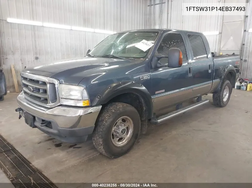 1FTSW31P14EB37493 2004 Ford F-350 Lariat/Xl/Xlt