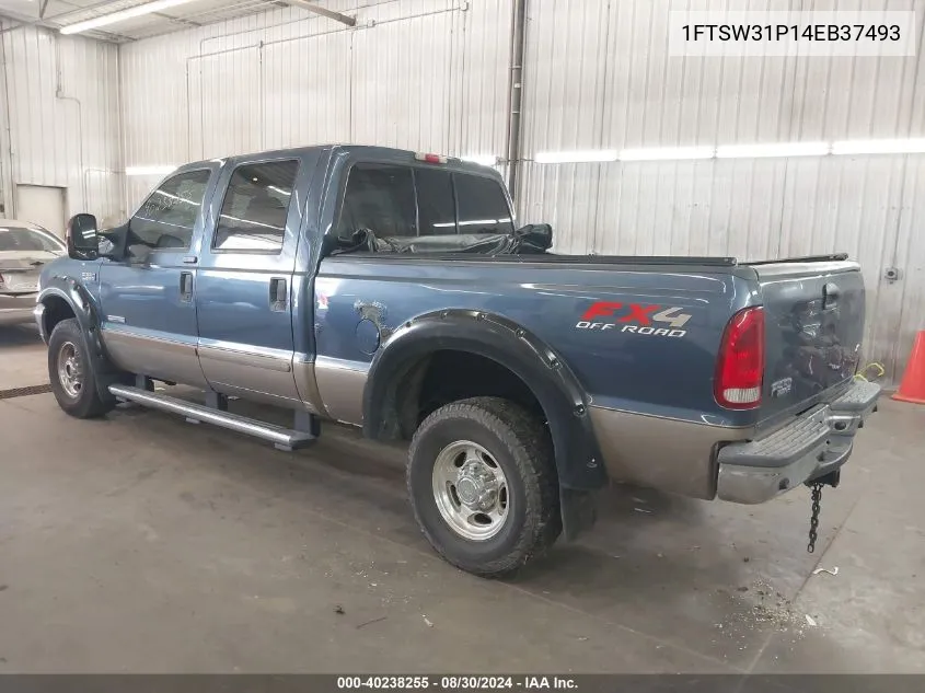 2004 Ford F-350 Lariat/Xl/Xlt VIN: 1FTSW31P14EB37493 Lot: 40238255