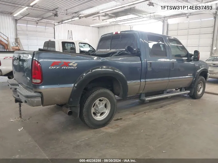 2004 Ford F-350 Lariat/Xl/Xlt VIN: 1FTSW31P14EB37493 Lot: 40238255