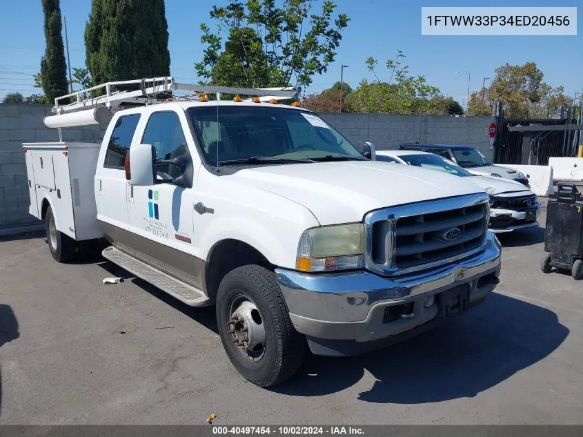 2004 Ford F-350 Lariat/Xl/Xlt VIN: 1FTWW33P34ED20456 Lot: 40497454