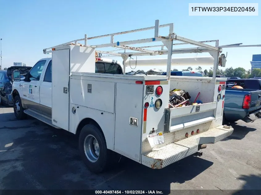 2004 Ford F-350 Lariat/Xl/Xlt VIN: 1FTWW33P34ED20456 Lot: 40497454