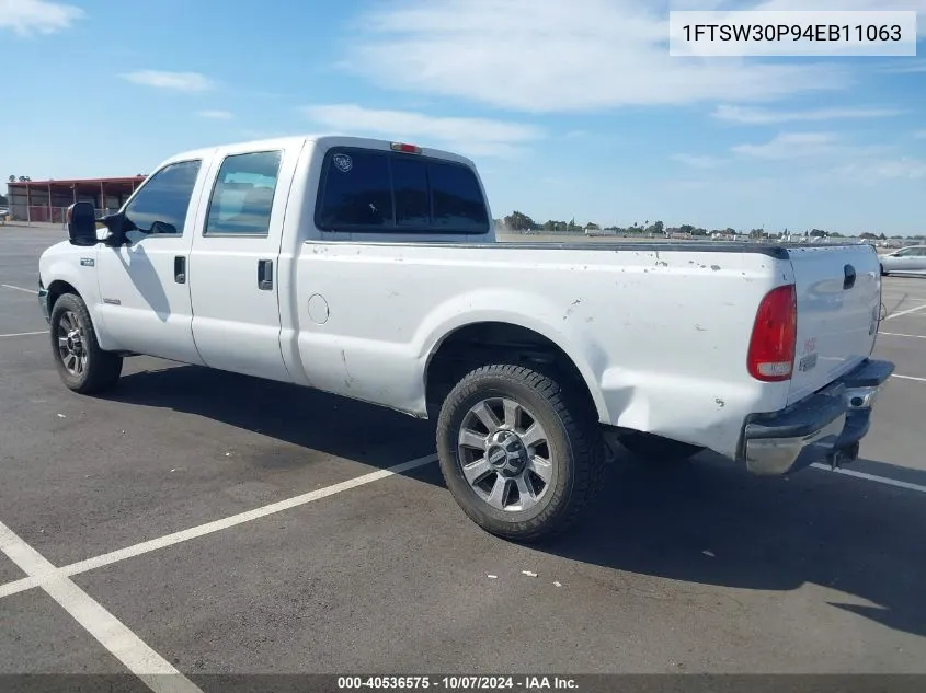 2004 Ford F-350 Lariat/Xl/Xlt VIN: 1FTSW30P94EB11063 Lot: 40536575