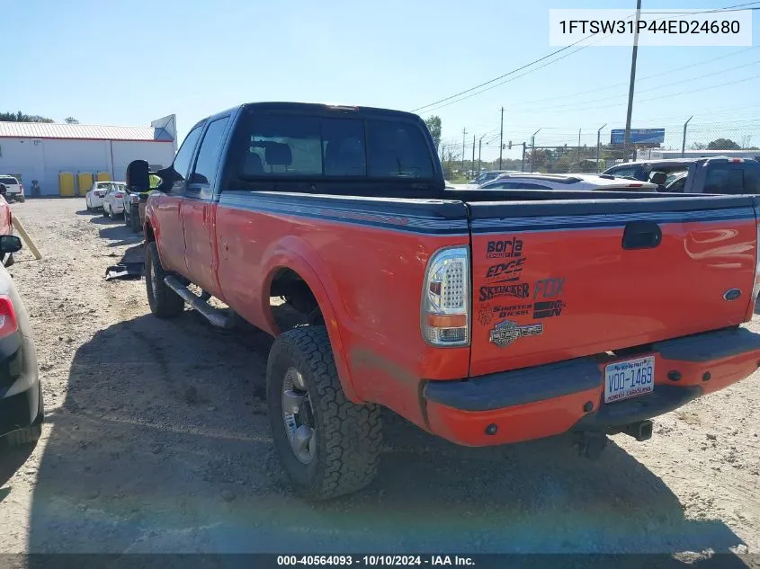 2004 Ford F-350 Lariat/Xl/Xlt VIN: 1FTSW31P44ED24680 Lot: 40564093