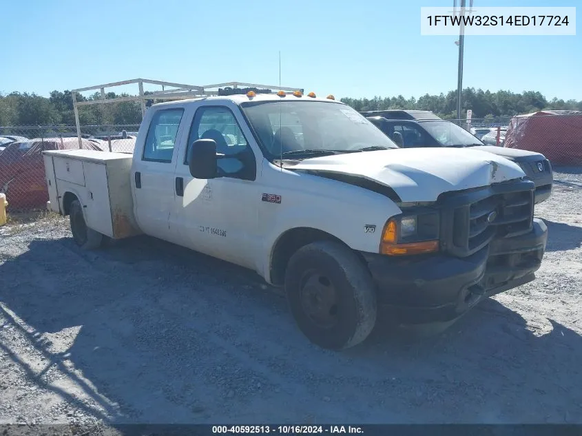 2004 Ford F-350 Lariat/Xl/Xlt VIN: 1FTWW32S14ED17724 Lot: 40592513