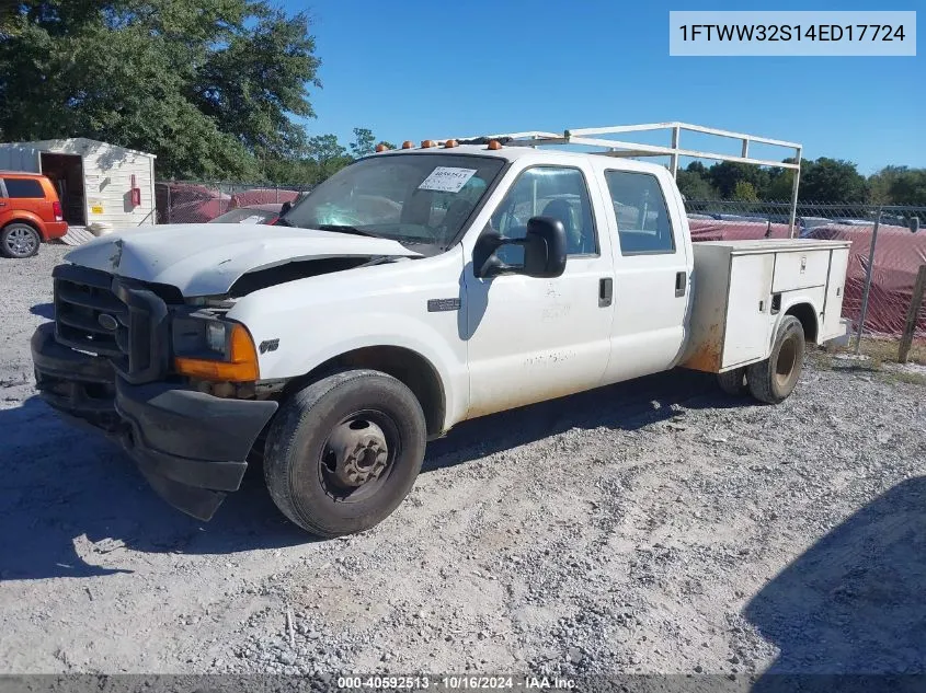 2004 Ford F-350 Lariat/Xl/Xlt VIN: 1FTWW32S14ED17724 Lot: 40592513