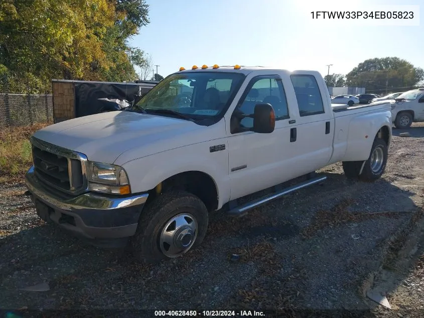 2004 Ford F-350 Lariat/Xl/Xlt VIN: 1FTWW33P34EB05823 Lot: 40628450