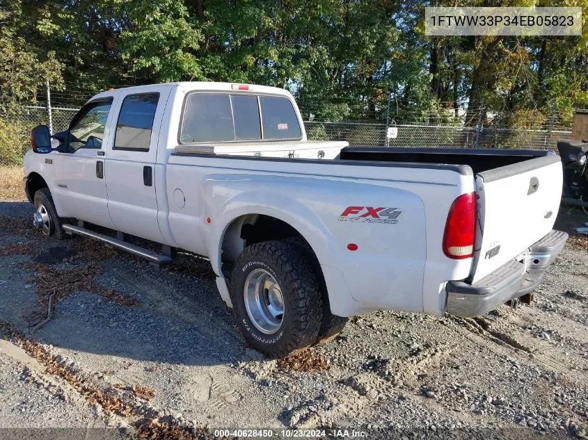 2004 Ford F-350 Lariat/Xl/Xlt VIN: 1FTWW33P34EB05823 Lot: 40628450