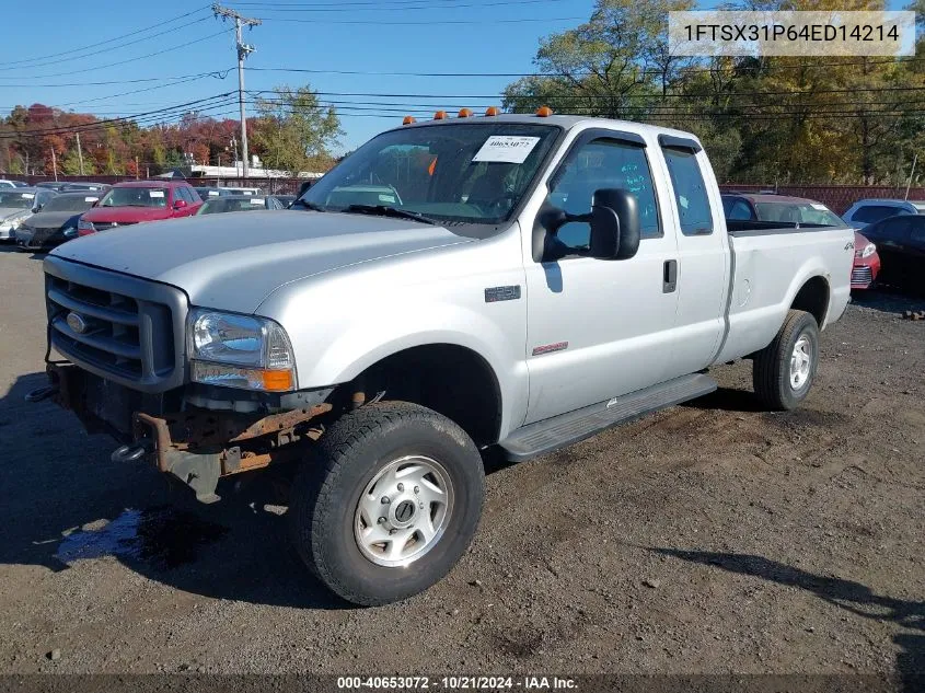 2004 Ford F-350 Lariat/Xl/Xlt VIN: 1FTSX31P64ED14214 Lot: 40653072