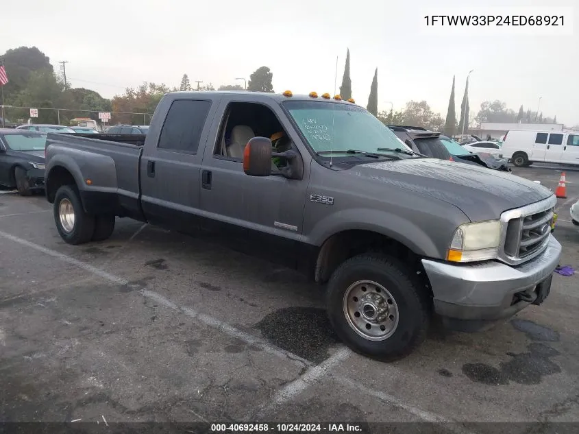 2004 Ford F-350 Lariat/Xl/Xlt VIN: 1FTWW33P24ED68921 Lot: 40692458