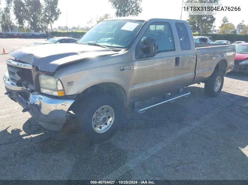 2004 Ford F-350 Lariat/Xl/Xlt VIN: 1FTSX31S04EA76266 Lot: 40704427