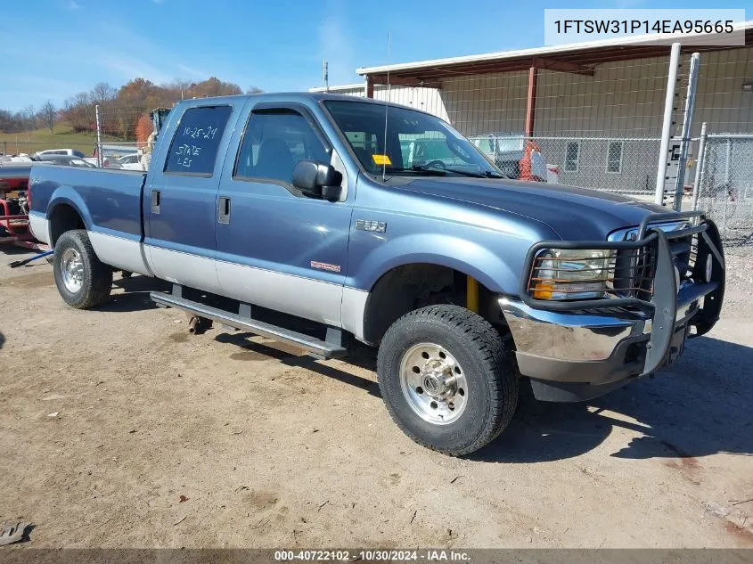 2004 Ford F-350 King Ranch/Lariat/Xl/Xlt VIN: 1FTSW31P14EA95665 Lot: 40722102