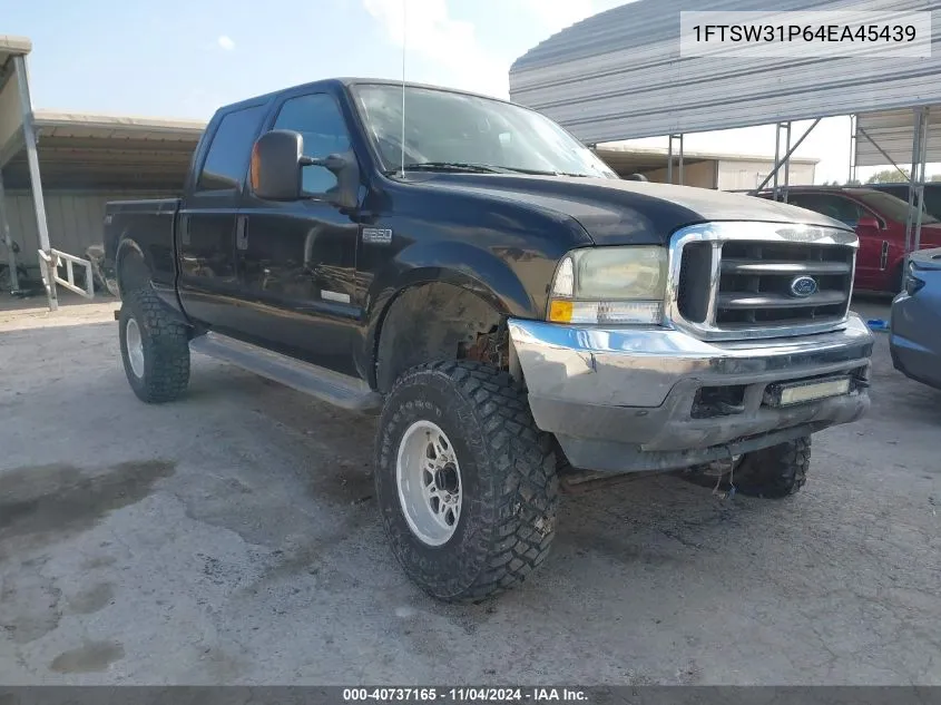 2004 Ford F-350 King Ranch/Lariat/Xl/Xlt VIN: 1FTSW31P64EA45439 Lot: 40737165