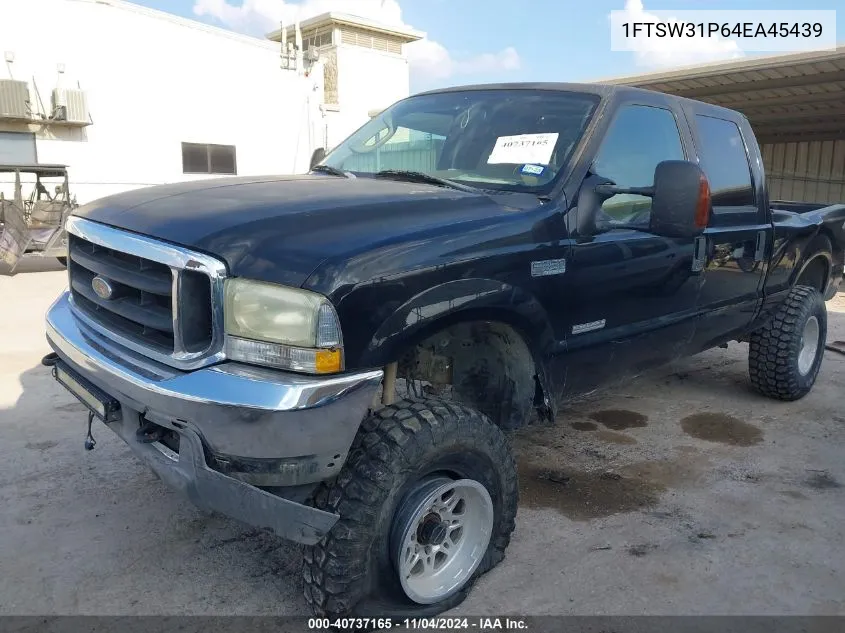 2004 Ford F-350 King Ranch/Lariat/Xl/Xlt VIN: 1FTSW31P64EA45439 Lot: 40737165