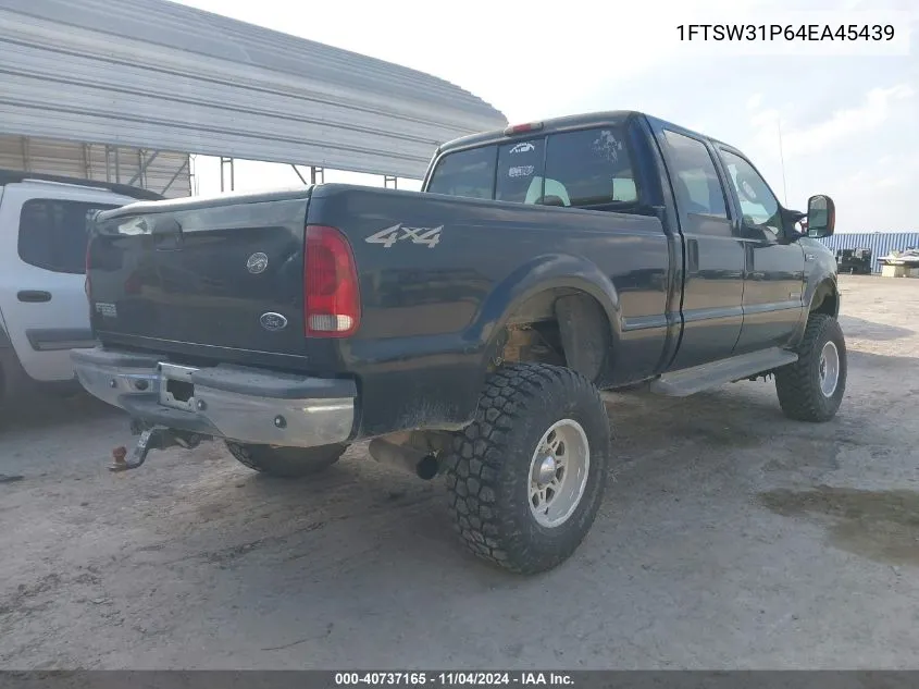 2004 Ford F-350 King Ranch/Lariat/Xl/Xlt VIN: 1FTSW31P64EA45439 Lot: 40737165