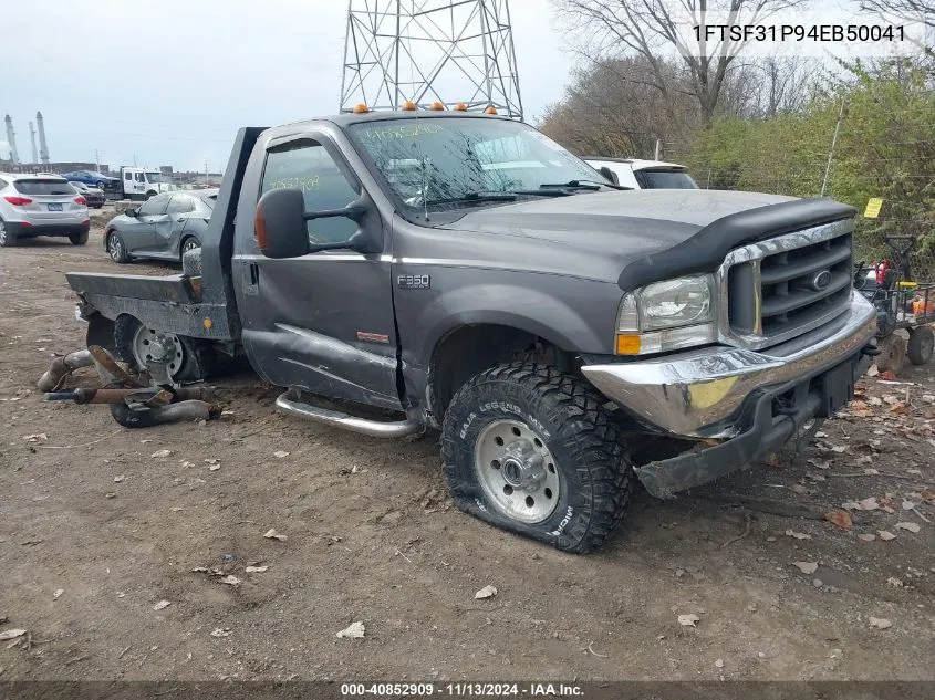 2004 Ford F-350 Xl/Xlt VIN: 1FTSF31P94EB50041 Lot: 40852909