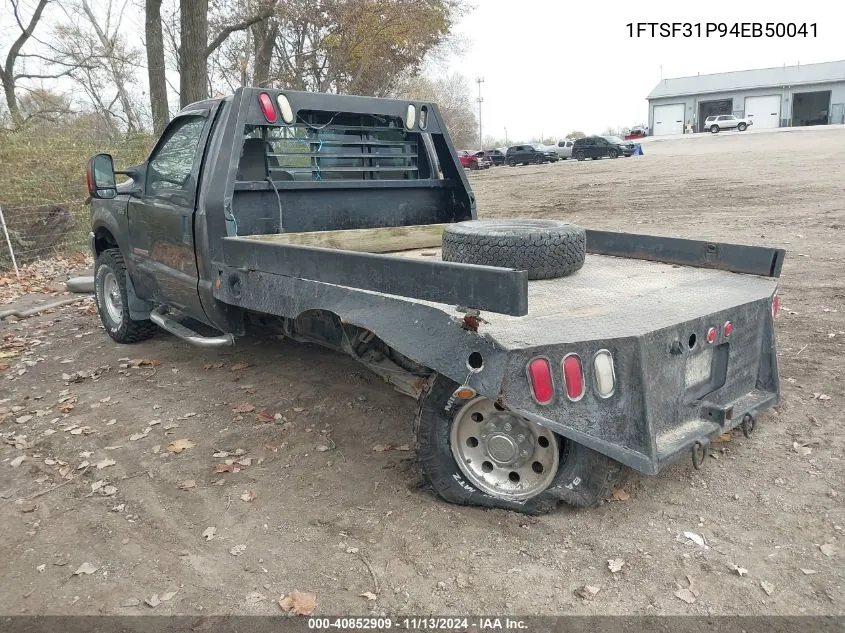 2004 Ford F-350 Xl/Xlt VIN: 1FTSF31P94EB50041 Lot: 40852909