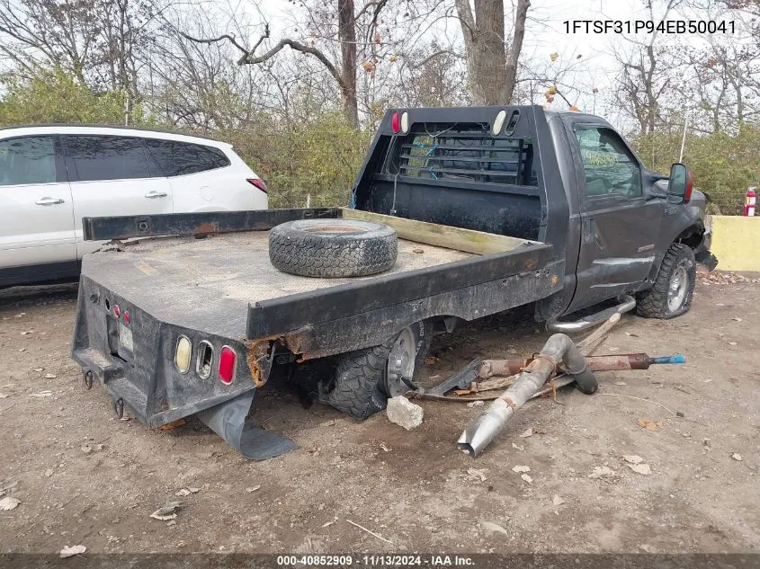 2004 Ford F-350 Xl/Xlt VIN: 1FTSF31P94EB50041 Lot: 40852909