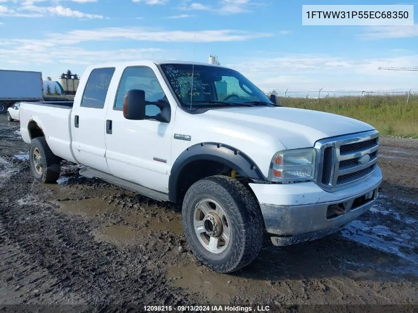 2005 Ford Super Duty F-350 Srw VIN: 1FTWW31P55EC68350 Lot: 12098215