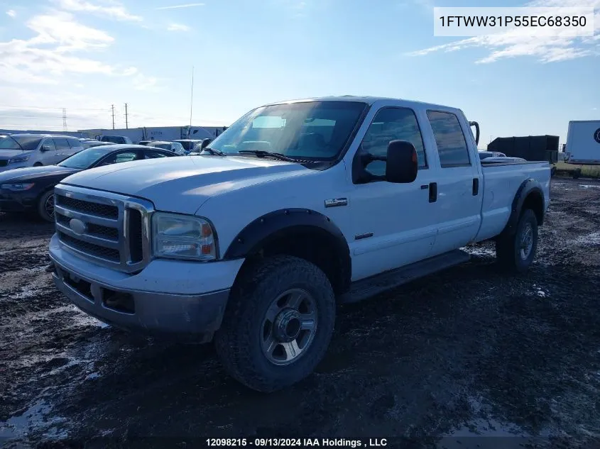 2005 Ford Super Duty F-350 Srw VIN: 1FTWW31P55EC68350 Lot: 12098215