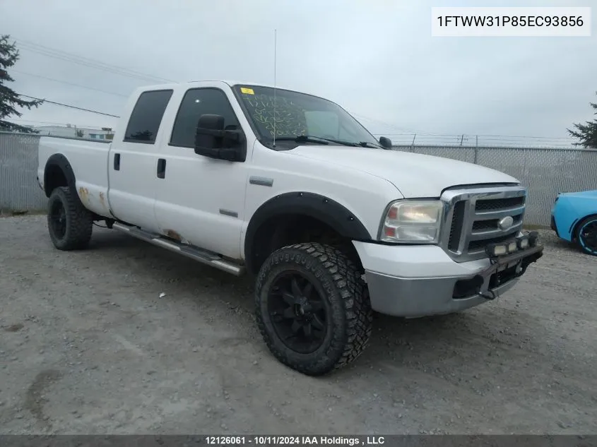 2005 Ford F350 Srw Super Duty VIN: 1FTWW31P85EC93856 Lot: 12126061