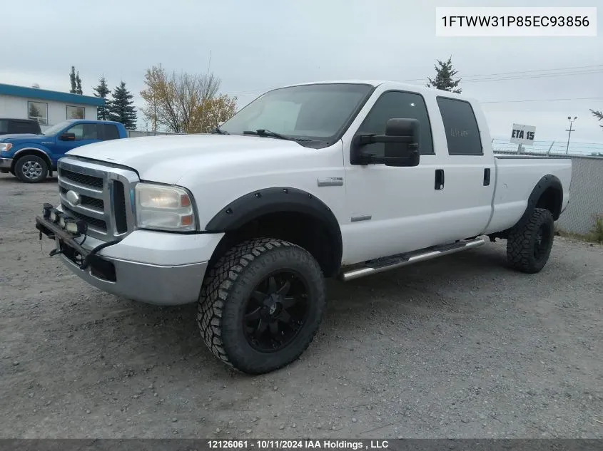 2005 Ford F350 Srw Super Duty VIN: 1FTWW31P85EC93856 Lot: 12126061