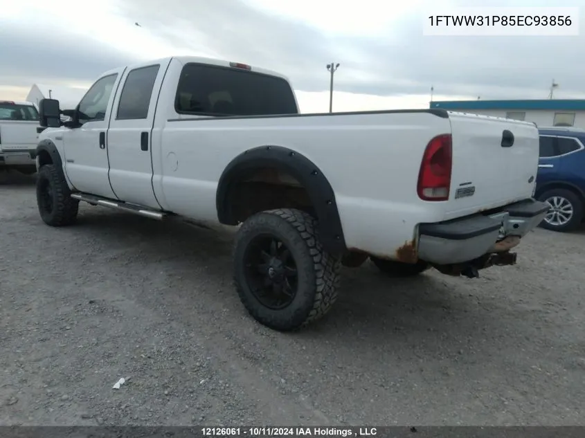 2005 Ford F350 Srw Super Duty VIN: 1FTWW31P85EC93856 Lot: 12126061