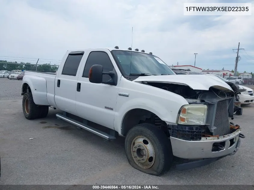 2005 Ford F-350 Lariat/Xl/Xlt VIN: 1FTWW33PX5ED22335 Lot: 39446564