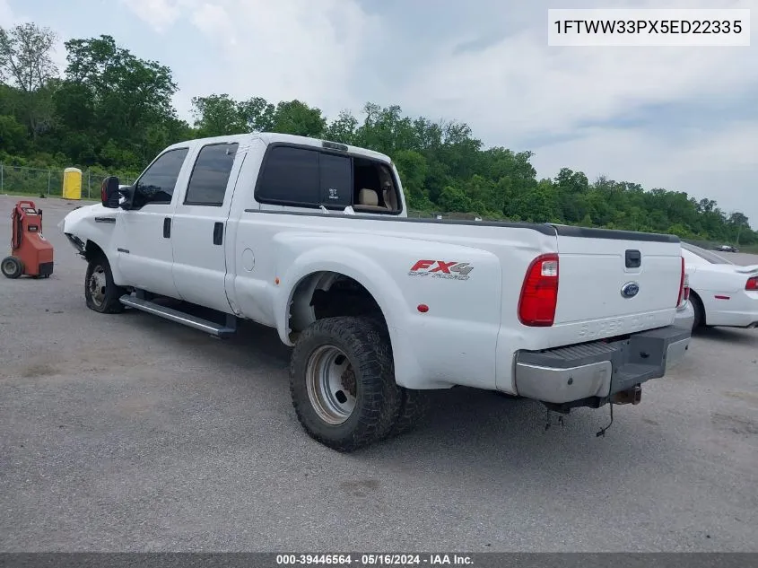 2005 Ford F-350 Lariat/Xl/Xlt VIN: 1FTWW33PX5ED22335 Lot: 39446564