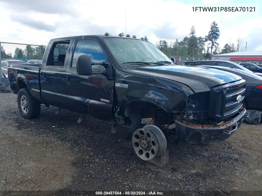 2005 Ford F-350 Lariat/Xl/Xlt VIN: 1FTWW31P85EA70121 Lot: 39457584