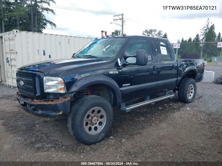 2005 Ford F-350 Lariat/Xl/Xlt VIN: 1FTWW31P85EA70121 Lot: 39457584