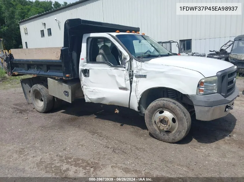 2005 Ford F-350 Xl/Xlt VIN: 1FDWF37P45EA98937 Lot: 39673939