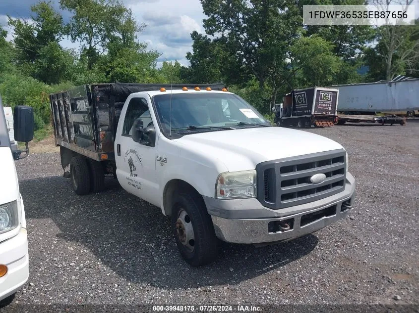 2005 Ford F-350 Xl/Xlt VIN: 1FDWF36535EB87656 Lot: 39948175