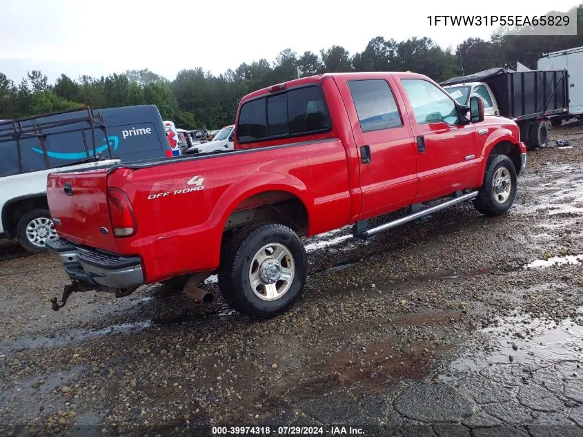 1FTWW31P55EA65829 2005 Ford F-350 Lariat/Xl/Xlt