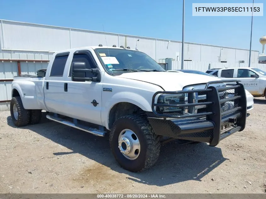 2005 Ford F-350 Lariat/Xl/Xlt VIN: 1FTWW33P85EC11153 Lot: 40038772