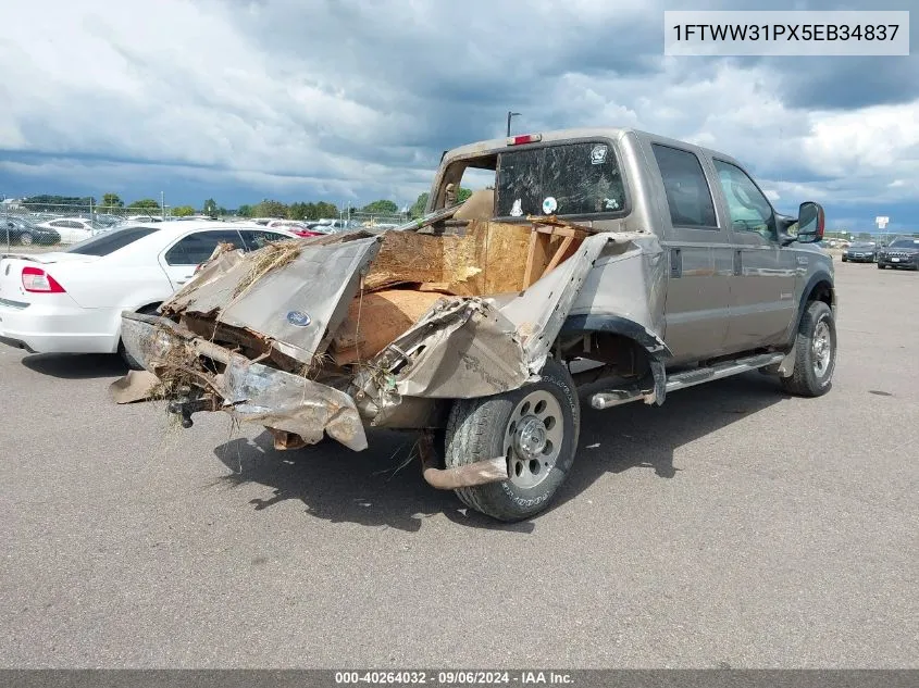 2005 Ford F-350 Lariat/Xl/Xlt VIN: 1FTWW31PX5EB34837 Lot: 40264032