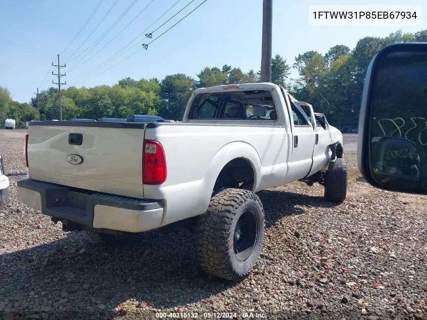 2005 Ford F-350 Lariat/Xl/Xlt VIN: 1FTWW31P85EB67934 Lot: 40315132