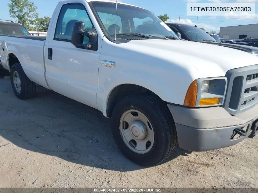 2005 Ford F-350 Xl/Xlt VIN: 1FTWF30505EA76303 Lot: 40347432