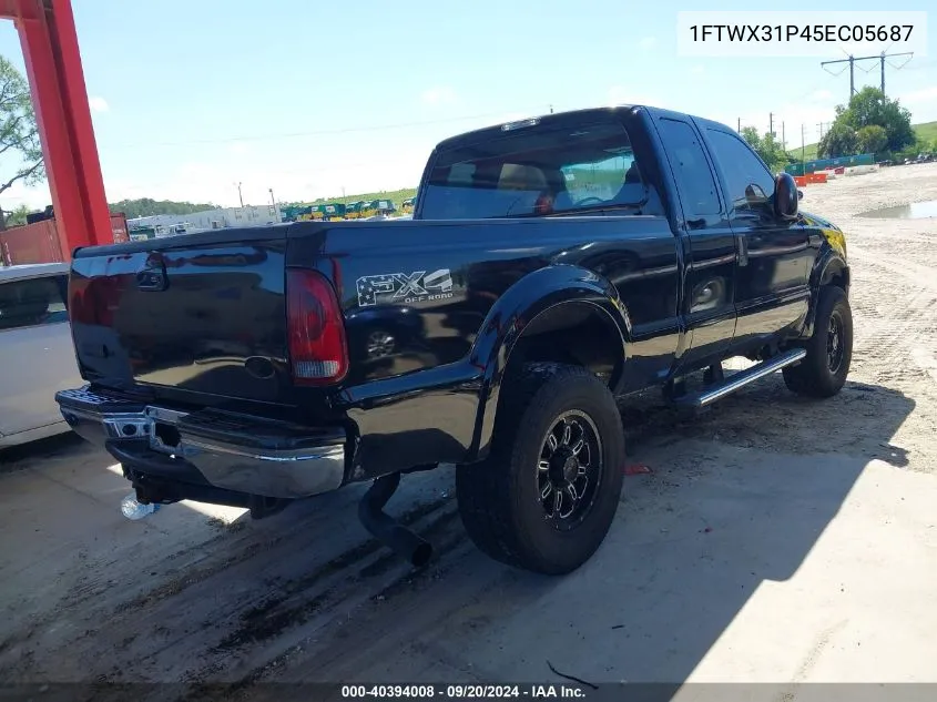 2005 Ford F-350 Lariat/Xl/Xlt VIN: 1FTWX31P45EC05687 Lot: 40394008