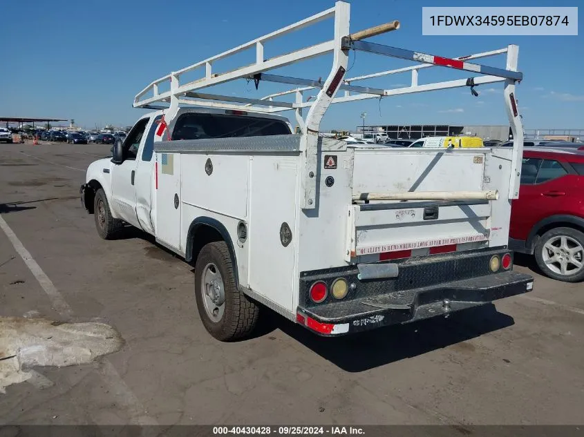 1FDWX34595EB07874 2005 Ford F350 Srw Super Duty