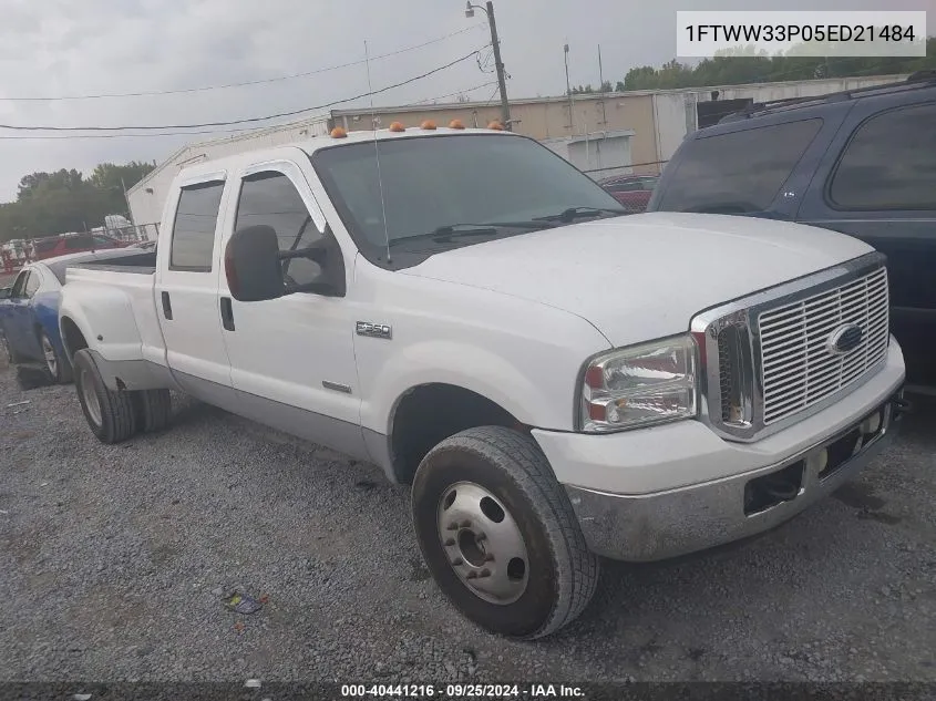 2005 Ford F-350 Lariat/Xl/Xlt VIN: 1FTWW33P05ED21484 Lot: 40441216