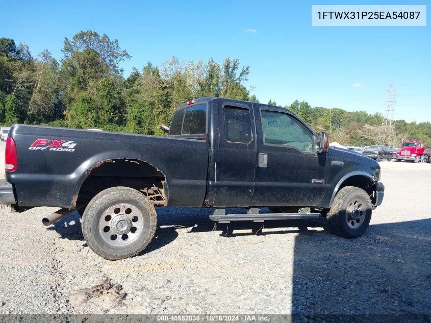 2005 Ford F-350 Lariat/Xl/Xlt VIN: 1FTWX31P25EA54087 Lot: 40552038