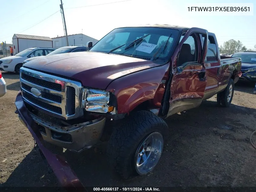 1FTWW31PX5EB39651 2005 Ford F-350 Lariat/Xl/Xlt